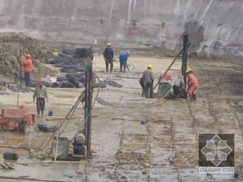 临渭我公司承建北京房山区水池地基注浆加固工程